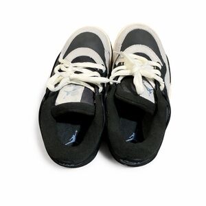 Air Jordan 1 Low Kids Sneakers Black White Gray Youth Size Athletic Casual Shoes